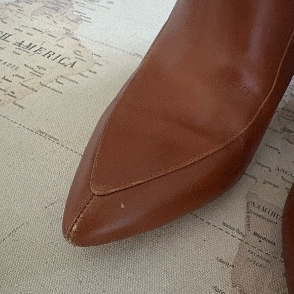 Jeffrey Campbell Bentlee Boot in Brown Calf Leather Size 9.5 Mid Ankle - Picture 6 of 15